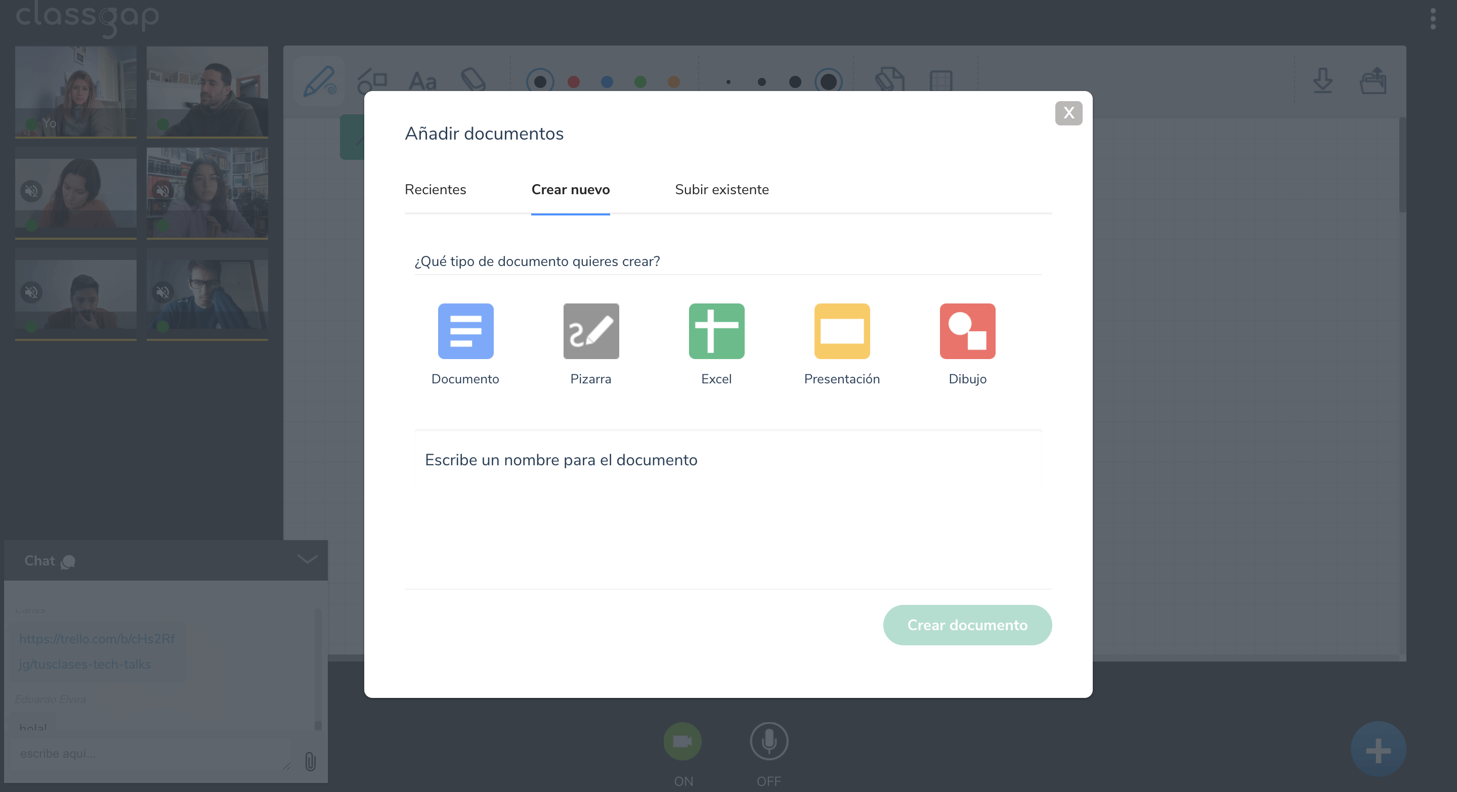 funcionalidades aula virtual classgap